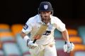 Ed Cowan's century put NSW in a strong position on day two of the Shield match against Victoria in Melbourne.