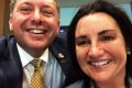 Senator Jacqui Lambie posted this photo of herself with Glenn Kolomeitz.