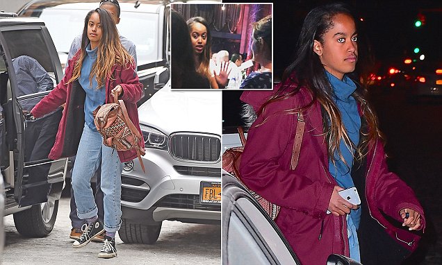 Malia Obama heads back to work at Weinstein Company in NYC