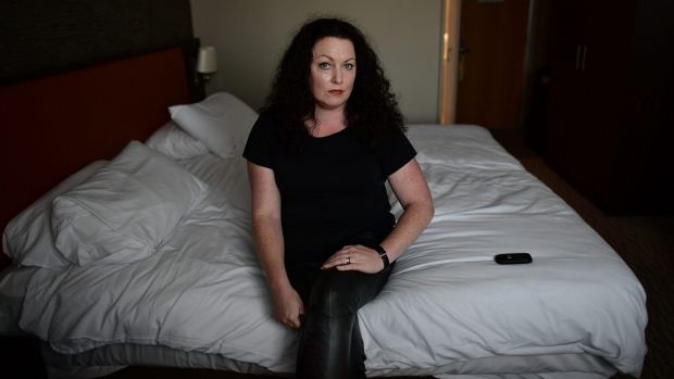 Sex worker and rights activist Laura Lee  in Belfast, Northern Ireland, last year.