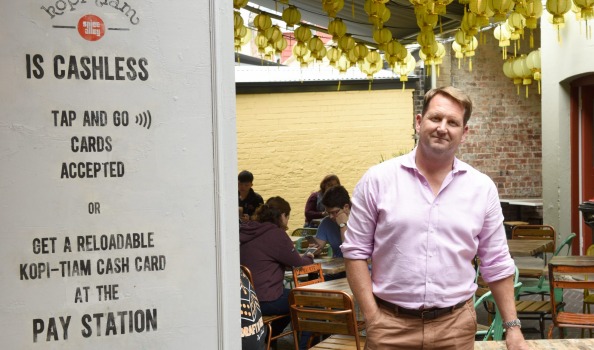 Spice Alley food and beverage manager Craig Macindoe says going cashless has many benefits.