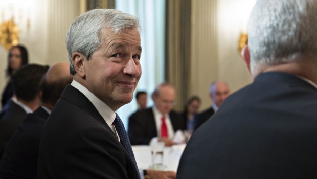 The President had praise for JPMorgan's Jamie Dimon. "There's nobody better to tell me about Dodd-Frank than Jamie, so ...
