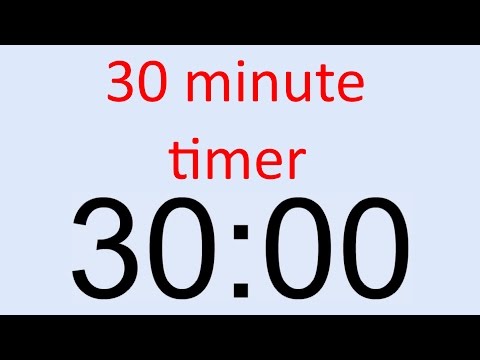 30 minute timer