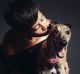 Millie the greyhound with her owner Nora – one of the photos taken for Project Hound documenting the lives of forming ...