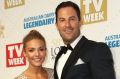 The Bachelorette star Sam Frost with her now ex-boyfriend Sasha Mielczarek.