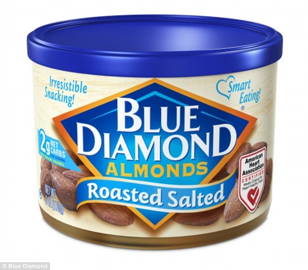 If they feel peckish on the way home, celebs can nibble on a can of almonds, costing $6 (£4.80)