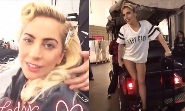 Lady Gaga shares clips prepping for Super Bowl LI halftime