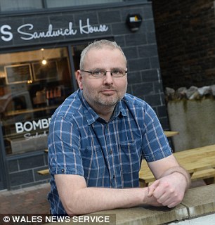 Rhys Harris, who runs a sandwich shop in Cardiff, has struggled to buy ingredients