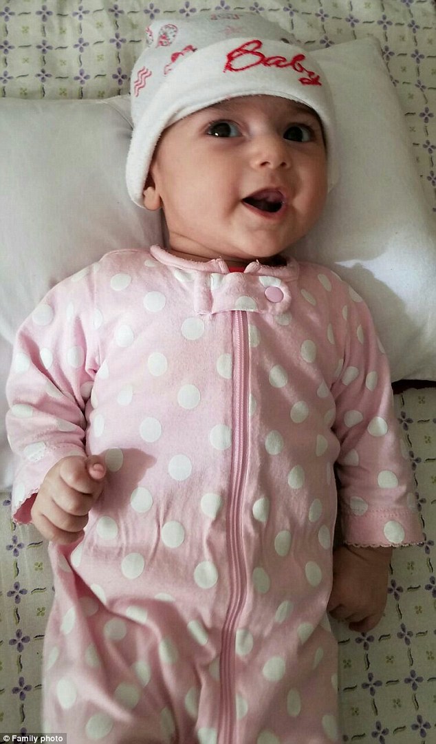 Fatemeh has two holes in her heart. Iranian doctors told the family that the infant needed at least one surgery, maybe several, to correct the serious heart defects, or she will die 