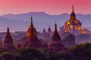 Bagan is home to more than 2200 temples and pagodas.