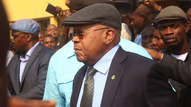 Appeal to supporters: Congolese opposition leader Etienne Tshisekedi.