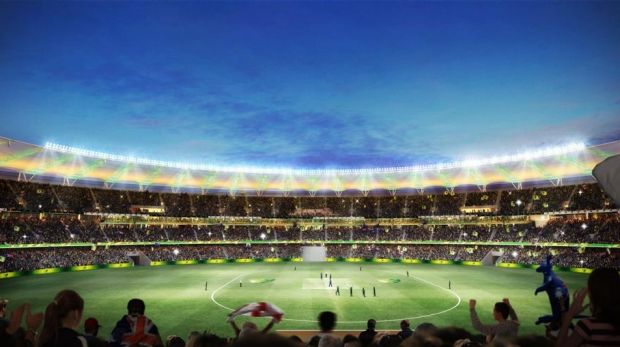 Lighting will play a major role in entertaining Perth Stadium fans.