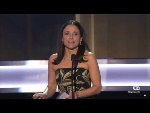 Julia Louis Dreyfus on Donald Trump 
#SAGAwards speech