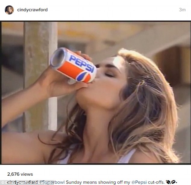 Throwback! Cindy Crawford took fans back to her iconic Pepsi commercial from 1992