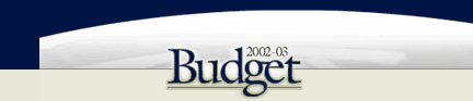 2002-03 Budget