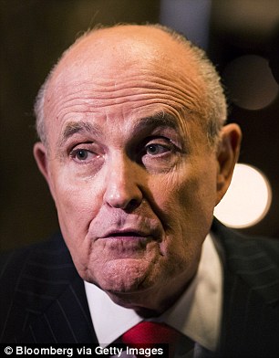 Elaine Chao, Donald Trump's new transportation secretary, and former New York City Mayor Rudy Giuliani (pictured) both gave paid speeches to a 'cult-like' Iranian exile group