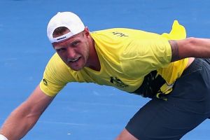 Sam Groth went down to Jiri Vesely on Sunday.