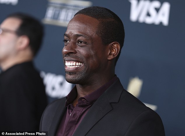 Sterling K Brown arrives at the NFL Honors at the Wortham Center on Saturday in Houston