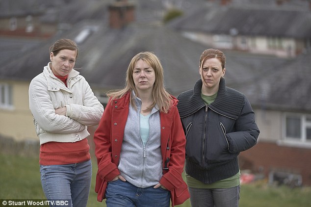 The programme, called The Moorside, is a two-part series which is based on the kidnap and stars Sheridan Smith (centre) 