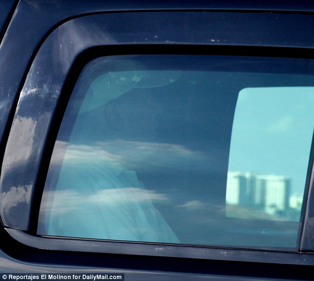 President Donald Trump apparently has a special name for what he calls his 'angry' tweets. When he dismisses someone on Twitter, Trump apparently calls it a 'Tweet Smack'. He is pictured above in his motorcade in Florida on Sunday