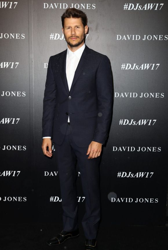 David Jones ambassador Jason Dundas.