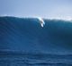 Local legend and big-wave specialist Makua Rothman rides a Jaws monster estimated at 15-plus metres in 2012.