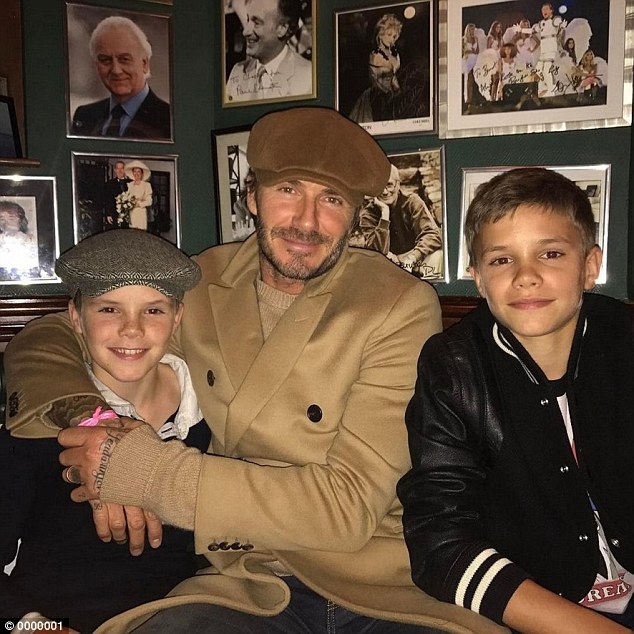 Pictured is David Beckham with his sons Cruz and Romeo. Last year, it was estimated that Beckham earned £71,000 a day – based on figures that showed his company, Seven Global LLP, made £8.6 million in profit in just seven months. The list of commercial deals makes the mind boggle