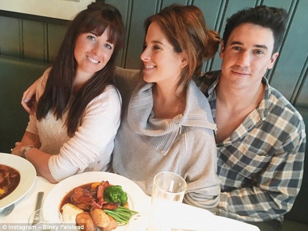 'Bump loves a roast': The Made In Chelsea star, 26, looked every inch the future chic mum after igniting reunion rumours with co-star JP, 27