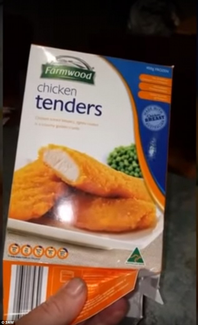 Mr Johnson says they had recently purchased the Farmwood brand of chicken tenders from Aldi