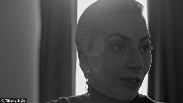 Hollywood glamour: Lady Gaga stars in a new ad campaign for Tiffany & Co. 