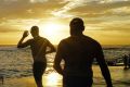 The beach was the place to be for most of January in Sydney.