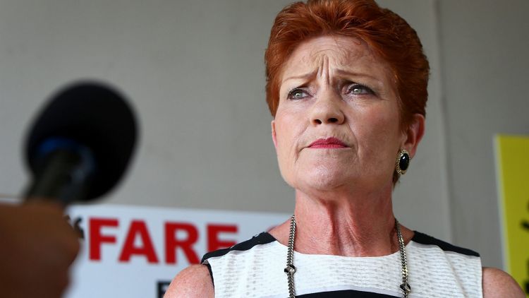 Pauline Hanson's office declined to comment.