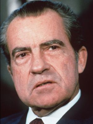 US President Richard Nixon had troubles with the courts.