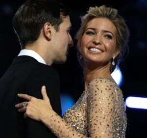 Ivanka Trump and her husband Jared Kushner dance at the Freedom Ball.