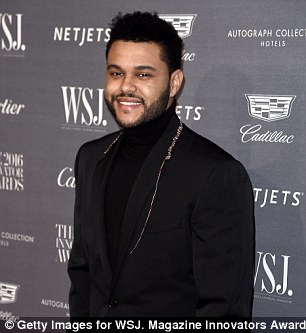 Rising star: The Starboy singer was snapped at an event in NYC last November