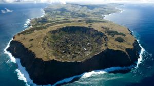 Easter Island's staple industry is tourism, which pulls in about 90,000 visitors a year.
