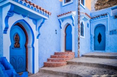 The blue medina of Chefchaouen in Morrocco