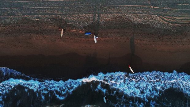 A warm dawn brought plenty of surfers and swimmers out on the northern beaches on Monday.