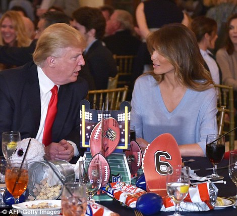 They attended a party at Trump International Golf Club in West Palm Beach