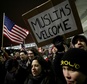 US President Trump's immigration ban has sparked mass protests, such as this rally at Chicago O'Hare International Airport on January 28, 2017 ©Joshua LOTT (AFP)