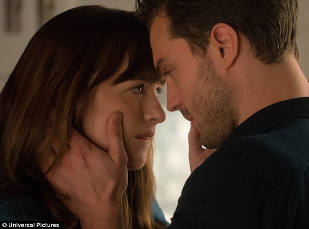 Kiss me: This comes after Dornan revealed at the Los Angeles premiere of his film that it was easier filming sex scenes for this movie than it was for the last