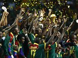 Fans show their colours in Libreville for the finale of the Africa Cup of Nations on Sunday