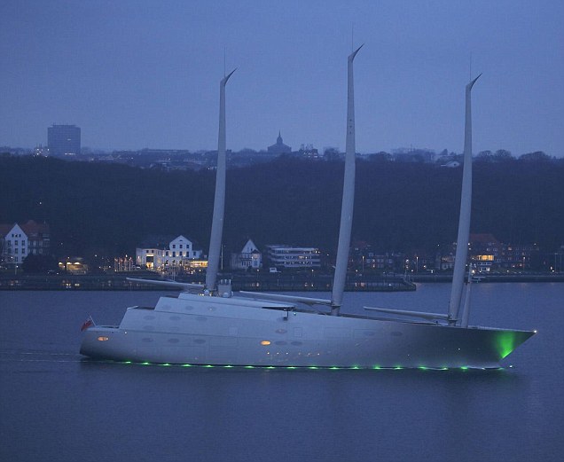 £360m 'Sailing Yacht A'  delivered to Russian billionaire