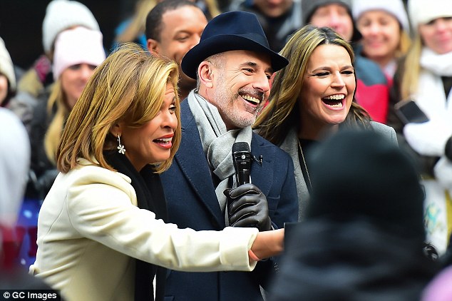 Up in the air: Matt Lauer and Savannah Guthrie have led the Today show for the past four years