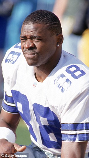 Wide receiver Michael Irvin of the Dallas Cowboys