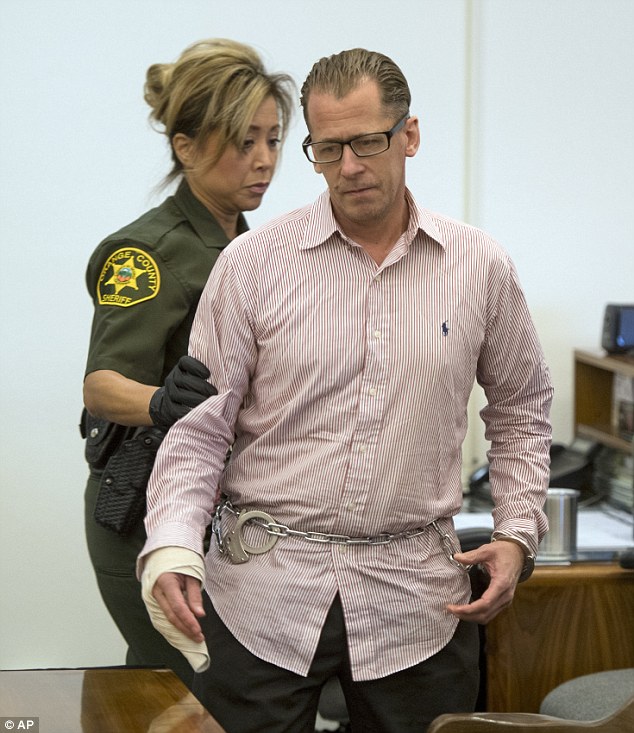 Steven Dean Gordon is brought in to court for his sentencing in the murders of Kianna Jackson, 20, Josephine Vargas, 34, Martha Anaya, 28, and Jarrae Estepp, 21, in Santa Ana, California