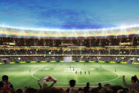 Lighting will play a major role in entertaining Perth Stadium fans.