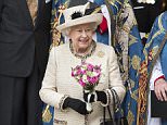 LONDON, ENGLAND - MARCH 09:  Queen Elizabeth II attends The Commonwealth Service at Westminster Abbey on March 9, 2015 in London, England.  (Photo by Mark Cuthbert/UK Press via Getty Images)