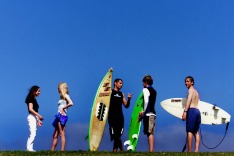 Torquay, surfers