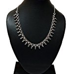 Silver Brass Oxidised Silver Fashion Necklace The Trendy German Silver Antique Oxidized Jewelry